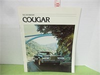 1978 MERCURY COUGAR CAR DEALERSHIP BROCHURE