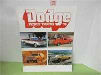 1978 DODGE TRUCK CAR DEALERSHIP BROCHURE