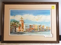 FRONT STREET GEORGETOWN WATERCOLOR PRINT