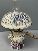 Art Pottery Gone with the Wind Lamp