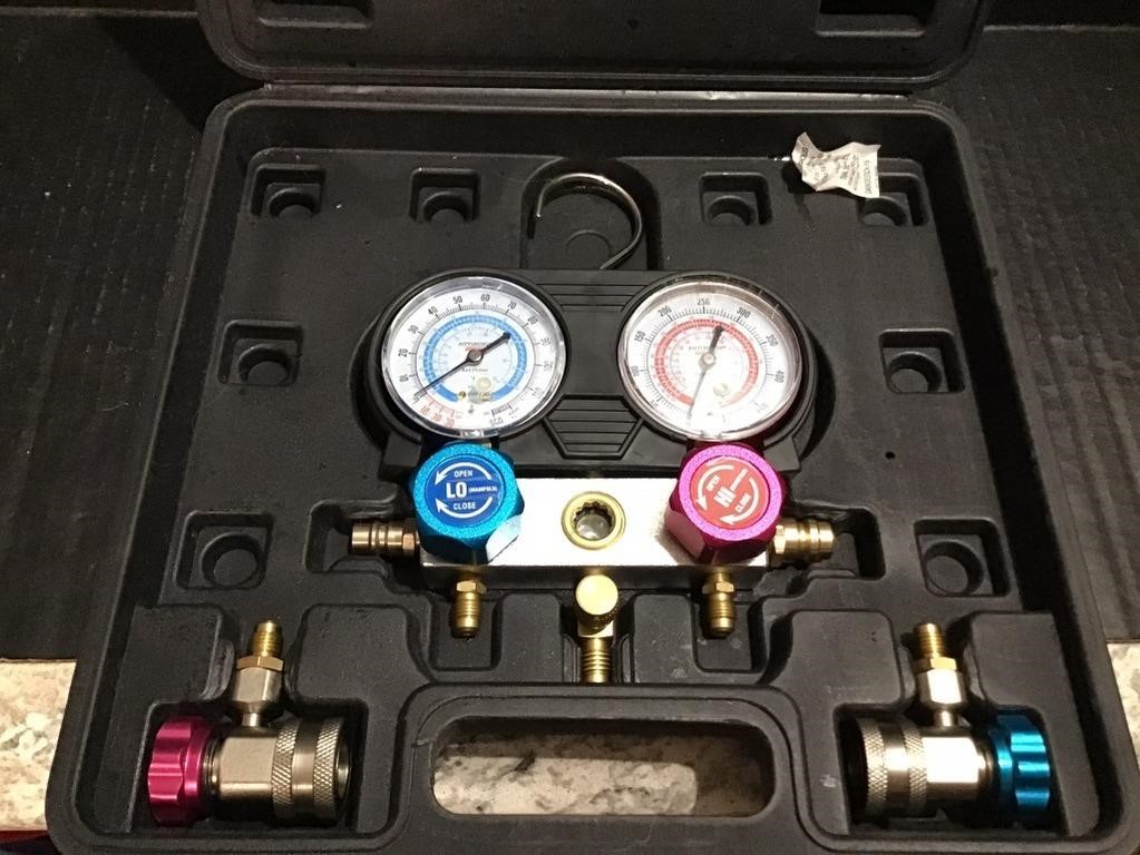 PITTSBURGH A/C MANIFOLD GAUGE SET