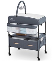 $160  Portable Baby Changing Table with Storage