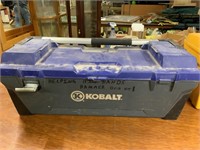 Kobalt Tool Box W/ Dewalt Drills