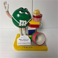 M&M's Plastic "Hailing Taxi" Candy Dispenser