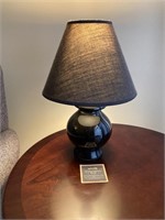 Black Ceramic Base Portable Table Lamp