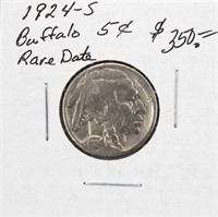 1924-S Buffalo Nickel RARE DATE