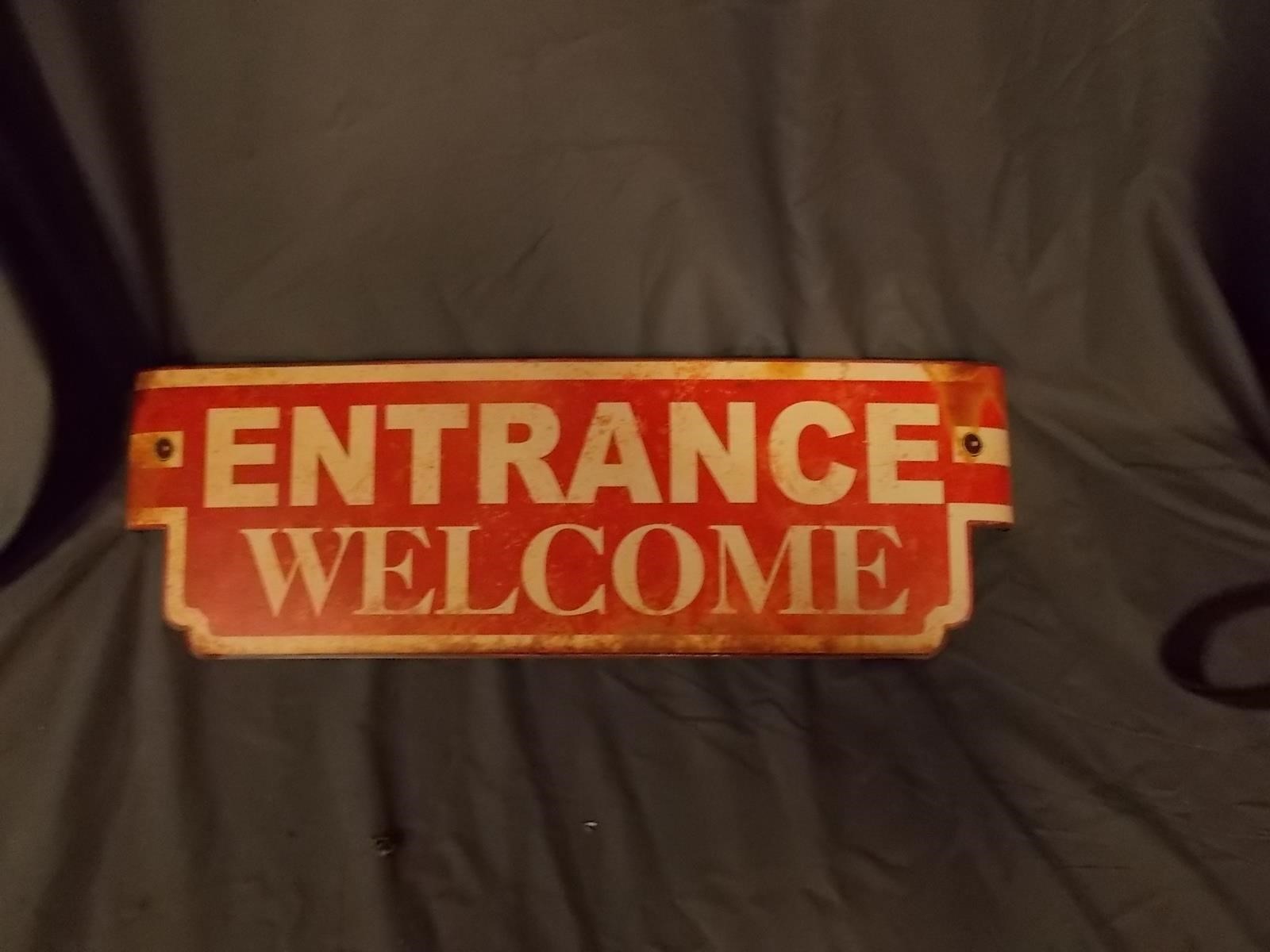 Metal Welcome Sign