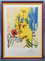 Salvador Dali Signed Artist's Proof Litho