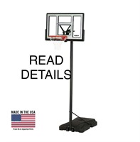*READ* Adjustable Portable Basketball Hoop
