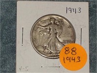 1943 Walking Liberty Half Dollar