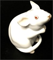 Vtg Herend Hungarian Hand Painted Porcelain Mouse