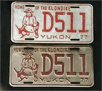 1977 Yukon matching license plates