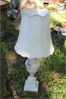 Alabaster  Base Lamp with Shade