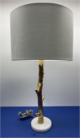 Gold Tree Branch Style Table Lamp with Shade 29”