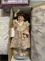 Porcelain Julia doll  Limited edition -new