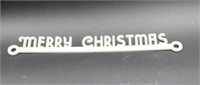 PLASTIC MERRY CHRISTMAS SIGN-APPROX 10 INCHES