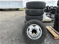 Michelin LT235/80R17 tires w/ rims