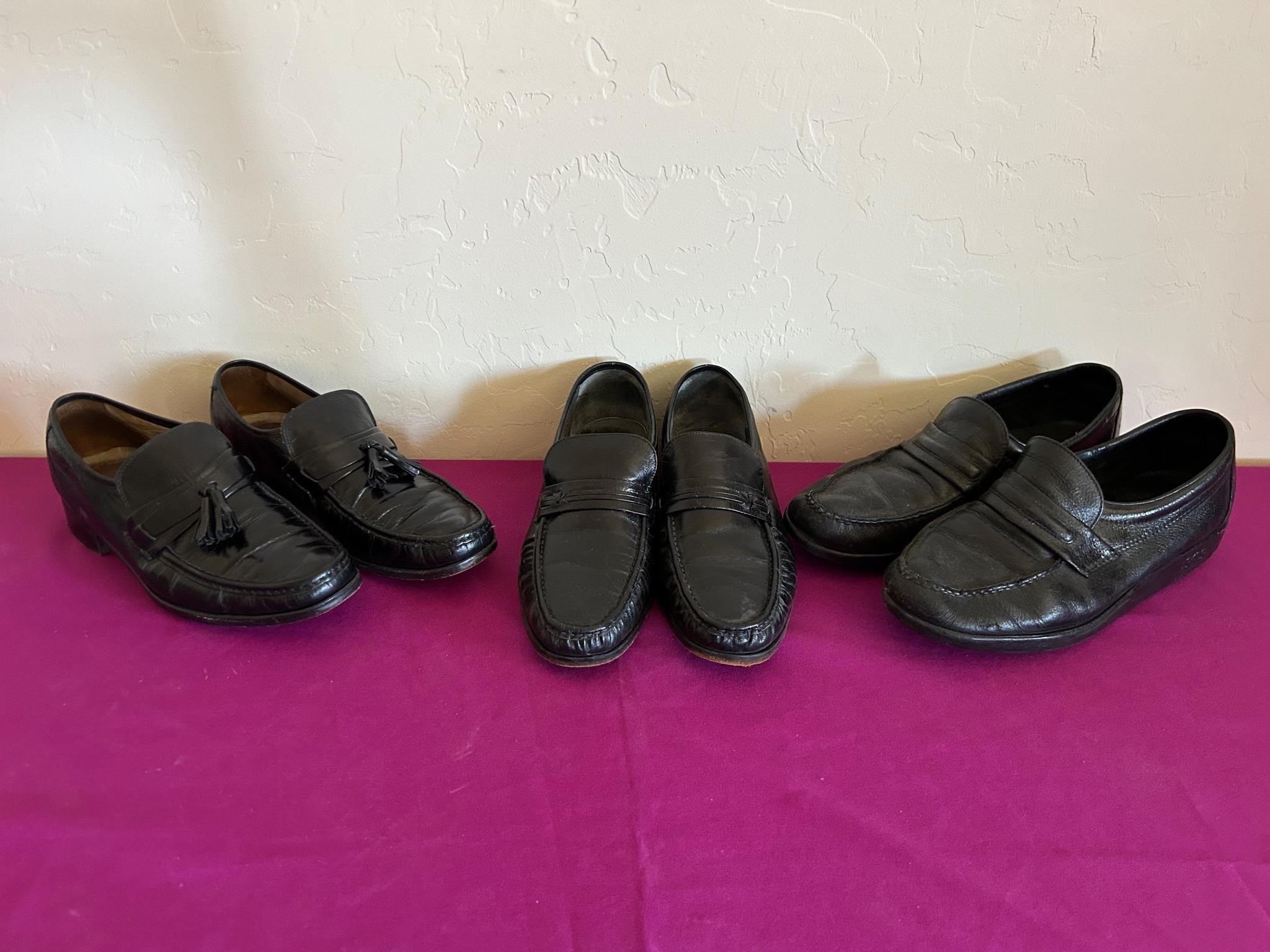 Men’s Black Slip On Shoes