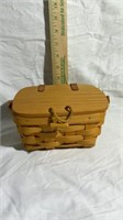 Longaberger homestead basket with lid