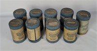 9 Antique Columbia Record Cylinders