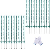 20PACK 48in Step-in Electric Fence Posts