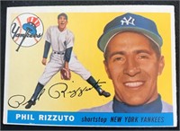 1955 Topps #189 Phil Rizzuto HOF Mid grade Conditi