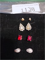 (4) sets of earrings