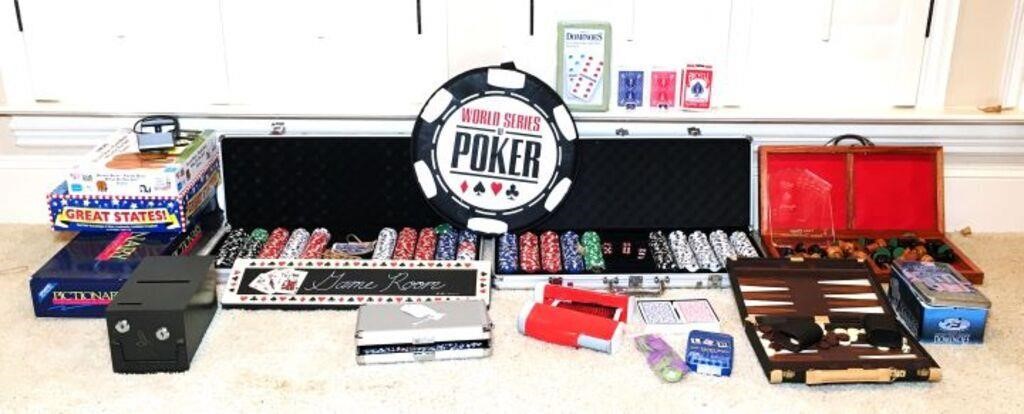 Poker Chips in Cases & Other Game Items