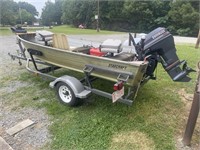 Starcraft 14’ 8” Aluminum Boat W/ Lake Raider