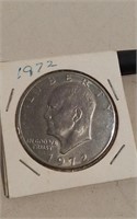 1972 US Eisenhower Dollar Coin