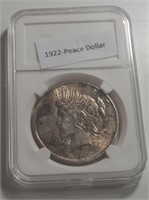 1922 PEACE $1 DOLLAR US COIN 90% SILVER