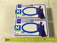 Nitrile Gloves - Size Med Lot of 2 - New