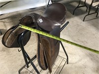 17" English Saddle