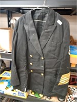 Navy jacket unknown size