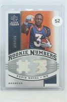 2008 SP Rookie Threads Rookie Numbers Silver 135 R
