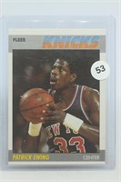 1987-88 Fleer Patrick Ewing 37