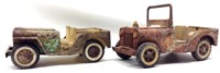 Vintage Tonka Toy Jeeps (2)