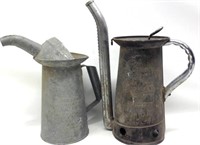 Vintage Oil Fill Cans (2)