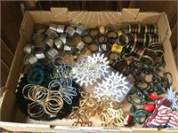 huge amount assorted napkin rings many great