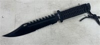 Survival Knife w/Paracord Handle and Sheath About