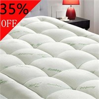 King  Bamboo King Quilted Pillowtop Mattress Toppe