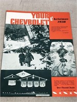 1938 Chevrolet Christmas Brochure