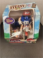M&M red white and blue motorcycle candy dispenser
