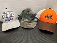 World Series 2015 KC, camouflage skull cap & deer