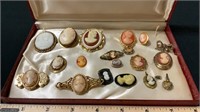 Assorted Brooch Style Cameos
