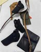 Gun Holsters and Leather Suspenders