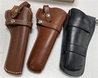 3 - Leather Handgun Holsters