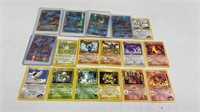 17 1995-2019 Pokémon Cards HOLOS Full Art GX &