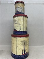 Sailboat canister set TIN