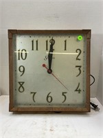 SESSIONS VINTAGE WALL CLOCK - 14 1/2" X 14 1/2"
